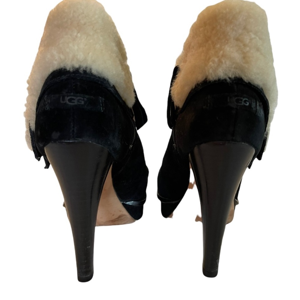 UGG Georgette Black Suede Women's Boot - Picture 3 of 5